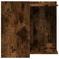 Заграждение за котешка тоалетна 53x53x51 см инженерно дърво