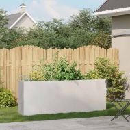 Кашпа, 200x40x80 см, неръждаема стомана