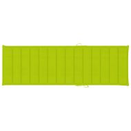 Двоен шезлонг с яркозелени шалтета, импрегнирано борово дърво