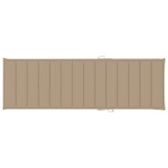 Двоен шезлонг със сиви шалтета, импрегнирано борово дърво