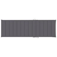 Двоен шезлонг с шалтета антрацит, импрегнирано борово дърво