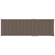 Двоен шезлонг с шалтета таупе, импрегнирано борово дърво