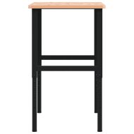 Работна маса 100x60x(71,5-98) см масивно дърво бук правоъгълна