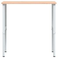 Работна маса 100x60x(71,5-98) см масивно дърво бук правоъгълна