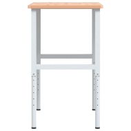 Работна маса 100x60x(71,5-98) см масивно дърво бук правоъгълна