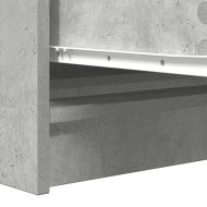 Бюфет, бетонно сив, 100x35x76 см, инженерно дърво