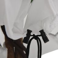 Зимно покривало за растения с цип, 70 г/м², 3,93x3,5 м