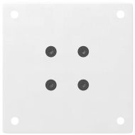 Крака за масичка за кафе, 4 бр., бели, 30-32 см, стомана