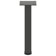 Крака за масичка за кафе, 4 бр., антрацит, 30-32 см, стомана