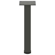 Крака за масичка за кафе, 4 бр., антрацит, 30-32 см, стомана