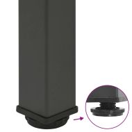 Крака за масичка за кафе, 4 бр., антрацит, 30-32 см, стомана