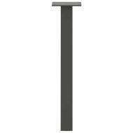 Крака за масичка за кафе, 4 бр., антрацит, 30 см, стомана