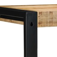 Стенен рафт 35x35x100 cm Масивна груба дървесина Манго