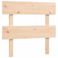 Рамка за легло с табла Single масивна дървесина