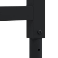 Работна маса тъмнокафяв 100x60x(71,5-98) см дъб масив