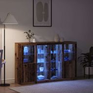 Служебен шкаф Старо дърво 163 x 37 x 100 см Инженерно дърво