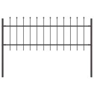 Градска ограда Сив 10.2 x 0.6 м Прахово покритие стомана