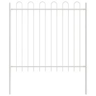 Градска ограда 6 pcs Бяло 10,2 x 1,5 м