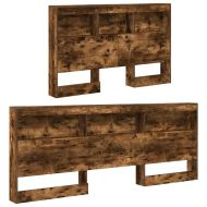 Табла за съхранение с рафт Димян дъб 120 cm Инженерно дърво