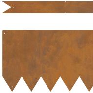 Ограда за трева 50 pcs Кафяво 100 x 0.05 x 20 см