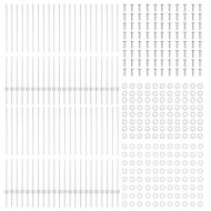 Оградни стълбове 88 pcs Сребрист 180 cm Стомана