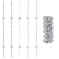 Ограда и колче Сребрист 0,4 x 10 м Стомана