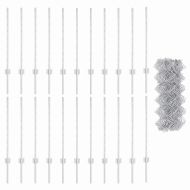 Ограда и колче Сребрист 0,8 x 25 m Стомана