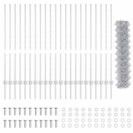 Ограда и колче Сребрист 1,2 x 25 m Стомана