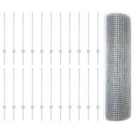 Ограда и колче Сребрист 0,8 x 50 м Стомана