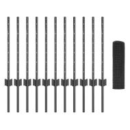 Ограда и колче Сив 0,5 x 25 м Стомана