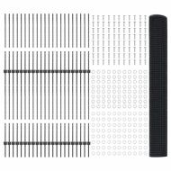 Ограда и колче Сив 1 x 100 m Стомана