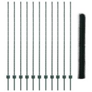 Ограда и колче Зелен 1,6 x 25 m Стомана