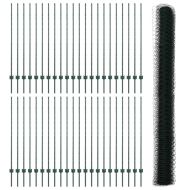 Ограда и колче Зелен 1,4 x 100 m Стомана