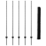 Ограда и колче Сив 1,4 x 10 m Стомана