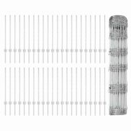 Ограда и колче Сребрист 0,8 x 100 м Стомана