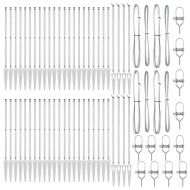 Стълб за ограда. Друг 52 pcs Сив 3,2 x 3,2 x 120 см Стомана