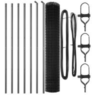 Оградa с колчета Сив 1.5 x 10 m Стомана