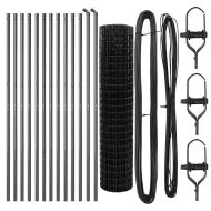 Оградa с колчета Сив 1 x 25 m Стомана