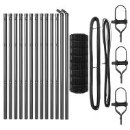 Оградa с колчета Сив 0.6 x 25 м Стомана