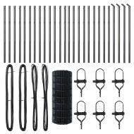 Оградa с колчета Сив 0.6 x 50 м Стомана