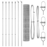 Оградa с колчета Сребрист 1.5 x 10 m Стомана