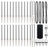 Оградa с колчета Сив 0.6 x 50 м Стомана