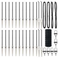 Оградa с колчета Сив 0.6 x 50 м Стомана