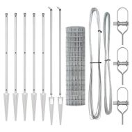 Оградa с колчета Сребрист 1.2 x 10 m Стомана