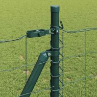 Оградa с колчета Зелен 0.8 x 25 m Стомана