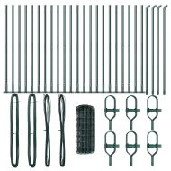 Оградa с колчета Зелен 0.4 x 50 м Стомана