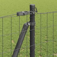 Оградa с колчета Сив 1.2 x 10 m Стомана