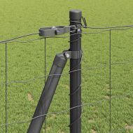 Оградa с колчета Сив 1.2 x 10 m Стомана