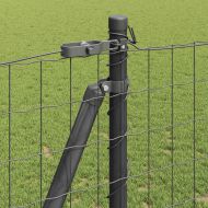 Оградa с колчета Сив 1.2 x 25 m Стомана