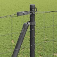 Оградa с колчета Сив 1.2 x 25 m Стомана